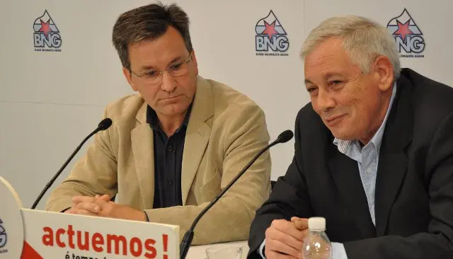Vence e Guillerme, na sede do BNG