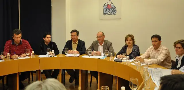 Xuntanza de Jorquera con economistas