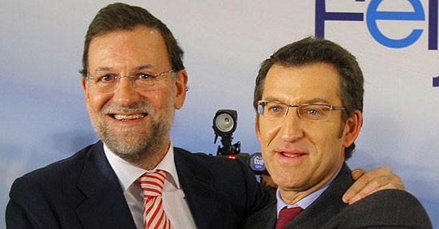 Rajoy e Feijóo