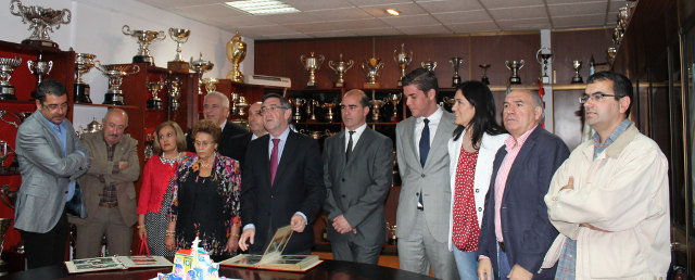 Inauguración sala de trofeos Albarrán do SD Compostela