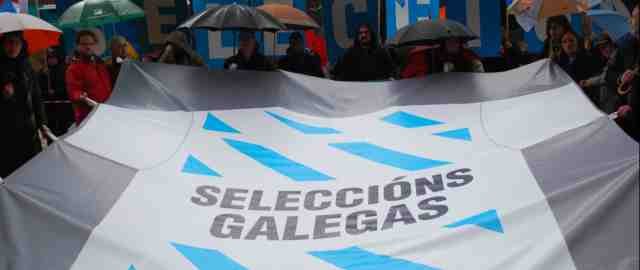 Acto reivindicando as seleccións galegas