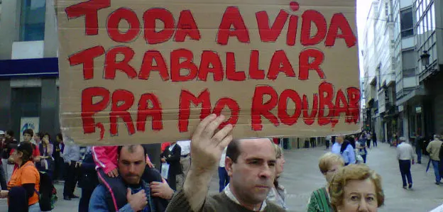 Marcha preferentes A Coru&ntilde;a