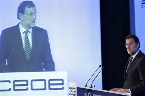 Rajoy na asemblea da CEOE
