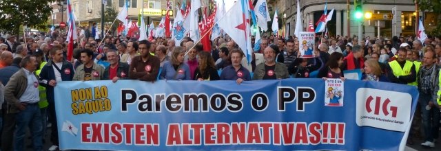 Manifestación da CIG en Vigo