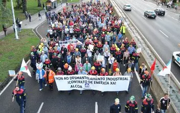 Manifestaci&oacute;n por Alcoa