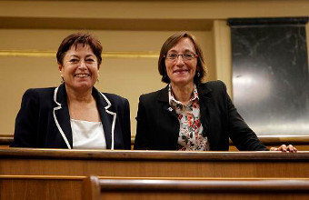 Olaia F. Davila e Rosana Pérez, deputadas no Congreso español