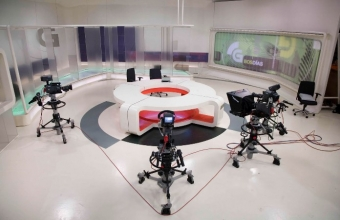 Plat&oacute; dos informativos da TVG