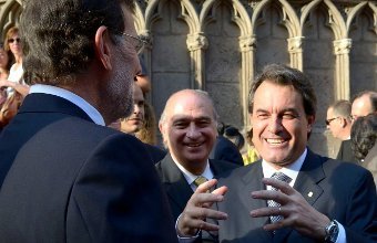 Rajoy e Mas
