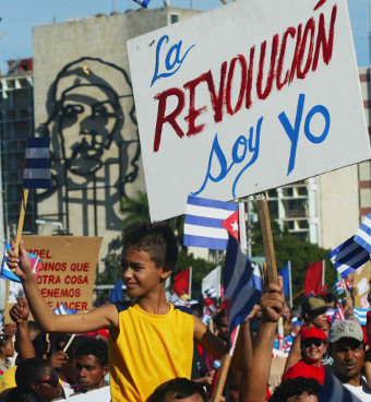Celebración do triunfo revolucionario n&#39;A Habana