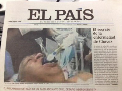 Imaxe difundida polo xornal El País