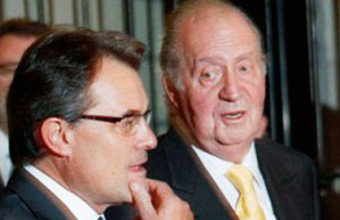 Artur Mas e o Borbón