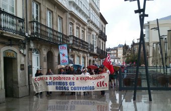 Manifestación polas rúas de Lugo