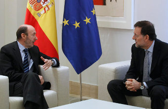 Rubalcaba e Rajoy
