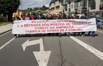 Manifestaci&oacute;n pola F&aacute;brica de Armas