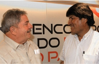 Lula e Evo Morales