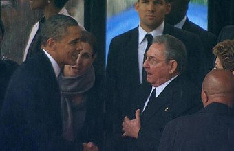 Raul Castro e Obama [Imaxe: Cubadebate]