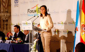Pilar Rojo en Forum Europa [Imaxe: Parlamento de Galiza]