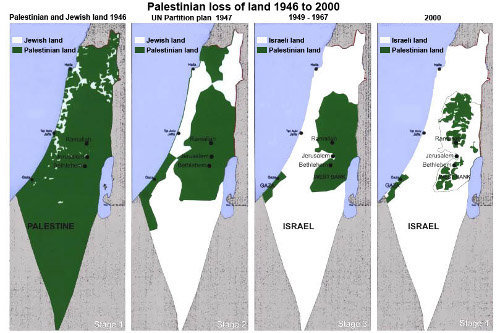 Mapa de Palestina (1946-2000)