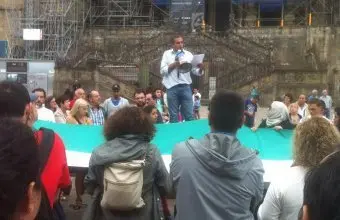 Concentraci&oacute;n no Obradoiro 