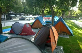 Acampada en Vigo 