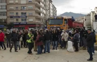 Protesta en Coia