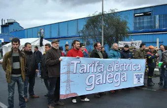 Concentraci&oacute;n pola tarifa el&eacute;ctrica galega 