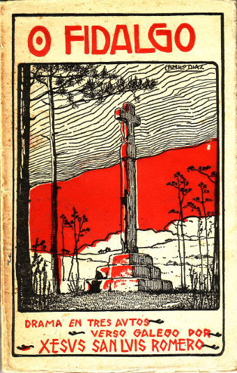 Capa de Díaz Baliño. O Fidalgo, 2º Ed. 1925.