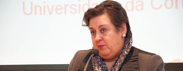 Pilar García Negro acto na UDC