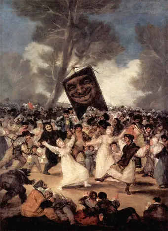 Goya. Enterro da sardi&ntilde;a
