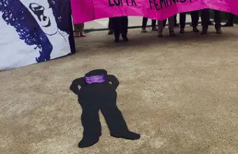 Acto contra a violencia machista