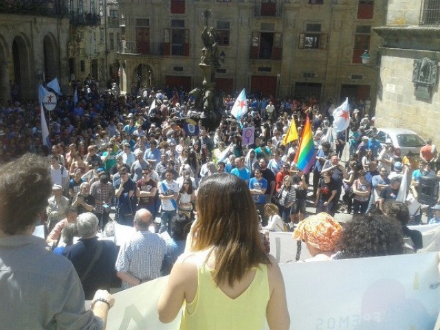 Queremos Galego en Compostela