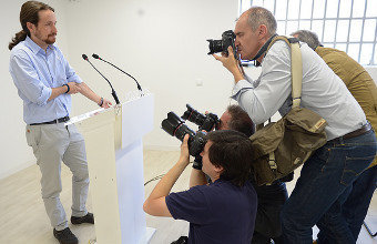 Pablo Iglesias rolda imprensa