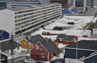 Barrio, de Nuuk, capital de Groenlandia