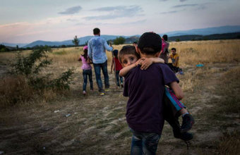 [Imaxe: UNHRC/McConnel] Refuxiados entran en Europa