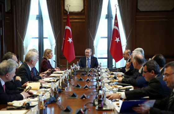 Encontro entre as autoridades comunitarias e turcas_Consello europeo