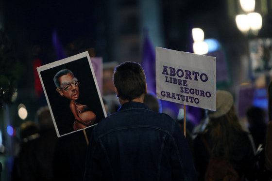 Manifestación polo dereito ao aborto. (Foto: Nós Diario)