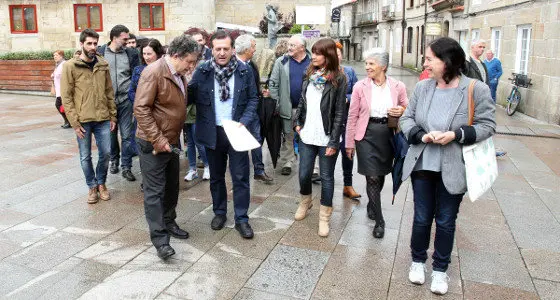[Imaxe Pontevedra Viva] No centro, Lu&iacute;s Bar&aacute;