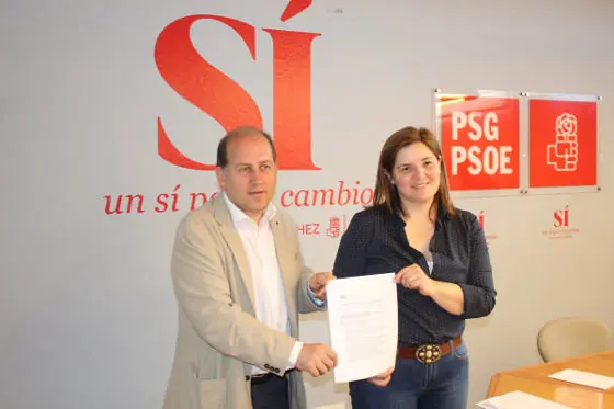 Leiceaga e Pilar Cancela