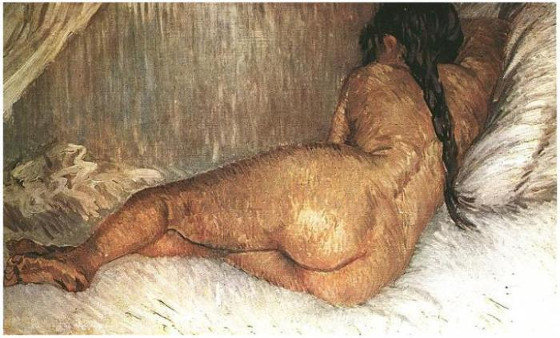 Nude Woman Reclining_Vincent Van Gogh