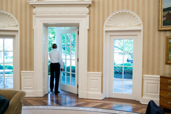 [Imaxe: White House] Obama, na Casa Branca