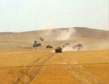 Tanques turcos entran en Siria. 24 de agosto de 2016