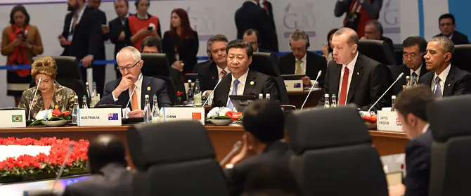 Imaxe de arquivo dunha reuni&oacute;n do G20 na China (Foto: G20).
