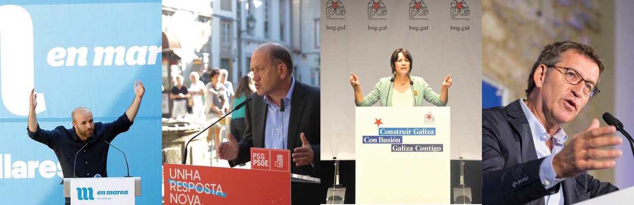 Comezo de campaña eleccións galegas 2016
