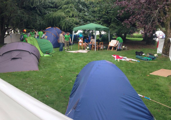 SEaga acampada