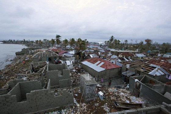 [Imaxe: Cubadebate] Zonas devastadas en Haití após o paso do furacán Mathhew
