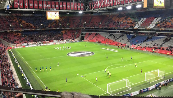Amsterdam Arena. Ajax-Celta. 3 de novembro de 2016