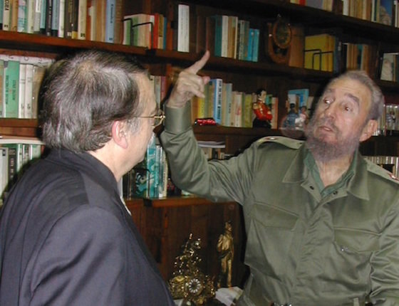 Ignacio Ramonet e Fidel Castro