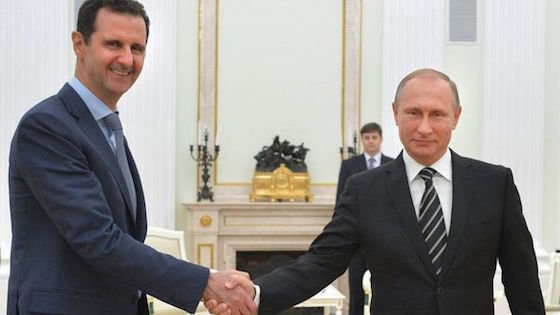 Bashar al -Assad e Vladimir Putin