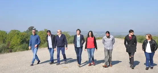Visita Ana Pontón obras AVE paralizadas Ourense (2)