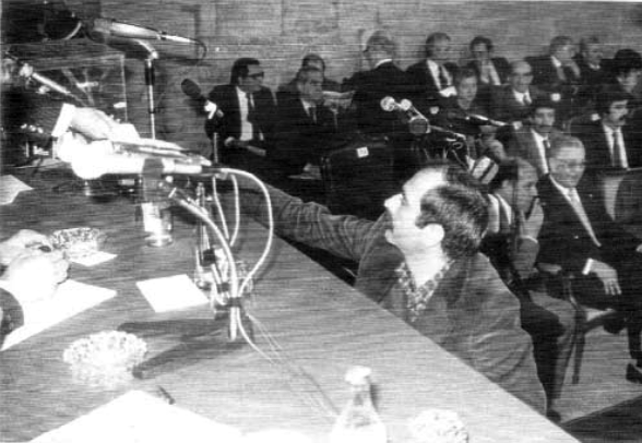 Lois Diéguez, no Parlamento en 1982